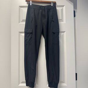 abercrombie kids Black Performance Jogger Pants